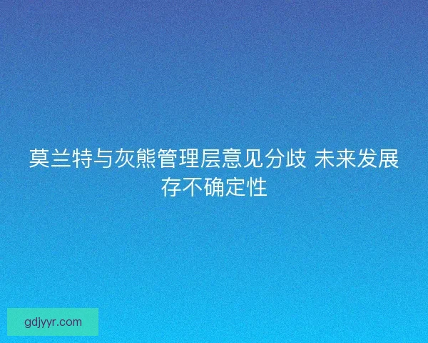 莫兰特与灰熊管理层意见分歧 未来发展存不确定性